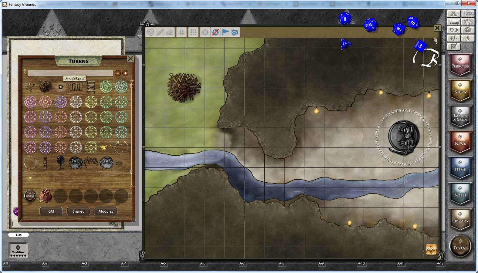 Fantasy Grounds - Rite Publishing Fantastic Maps - Lairs Pack screenshot