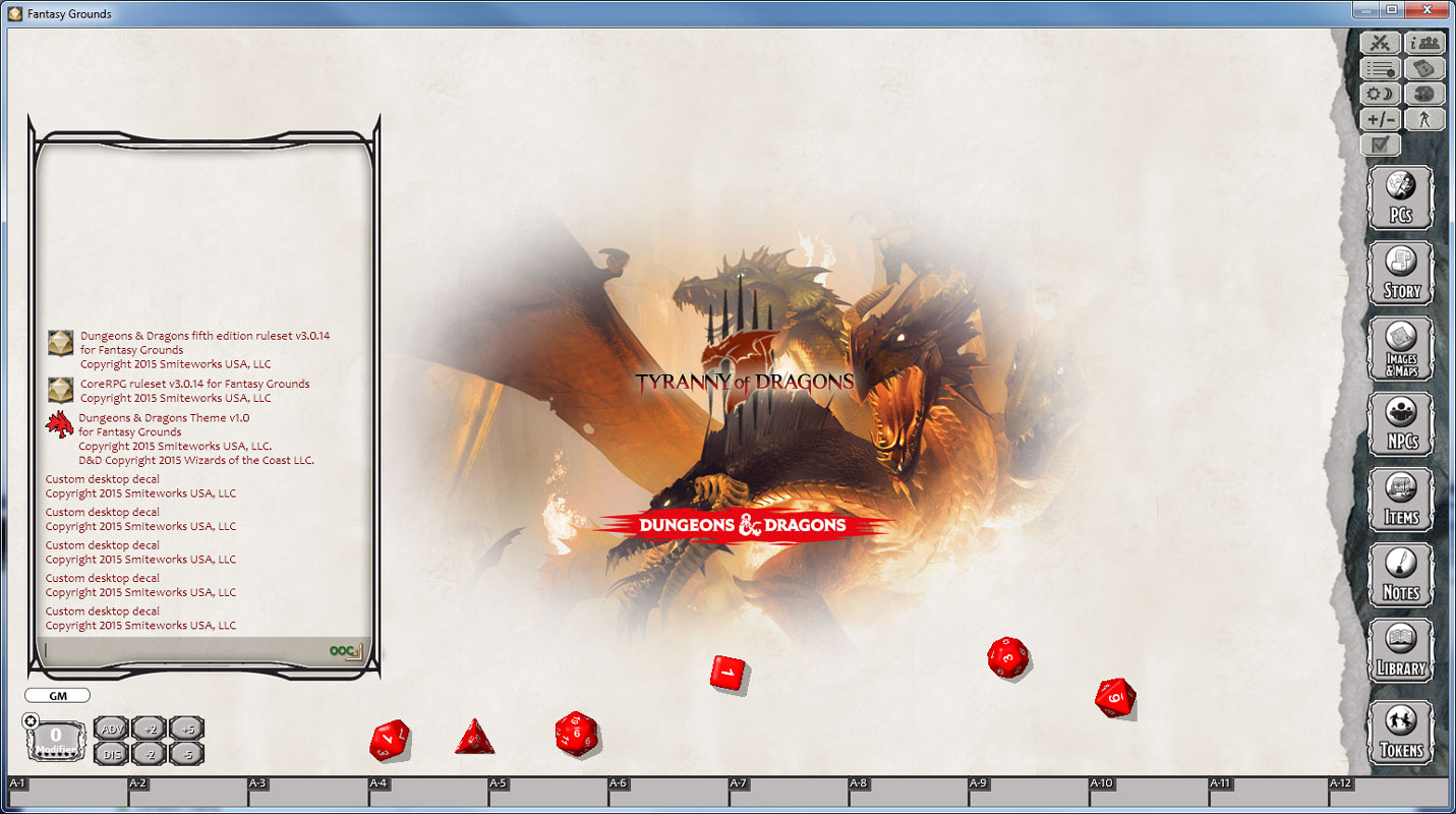 Fantasy Grounds - Dungeons & Dragons: The Rise of Tiamat screenshot