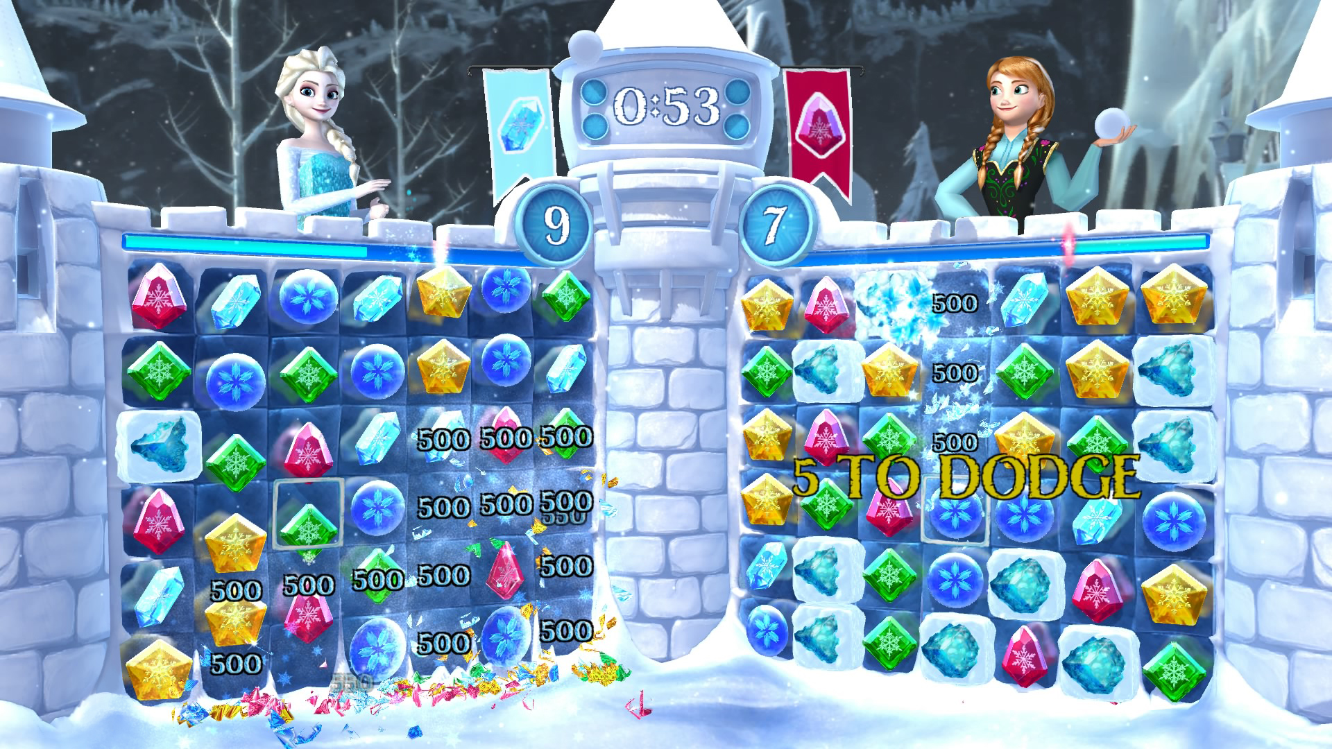 frozen snowball game