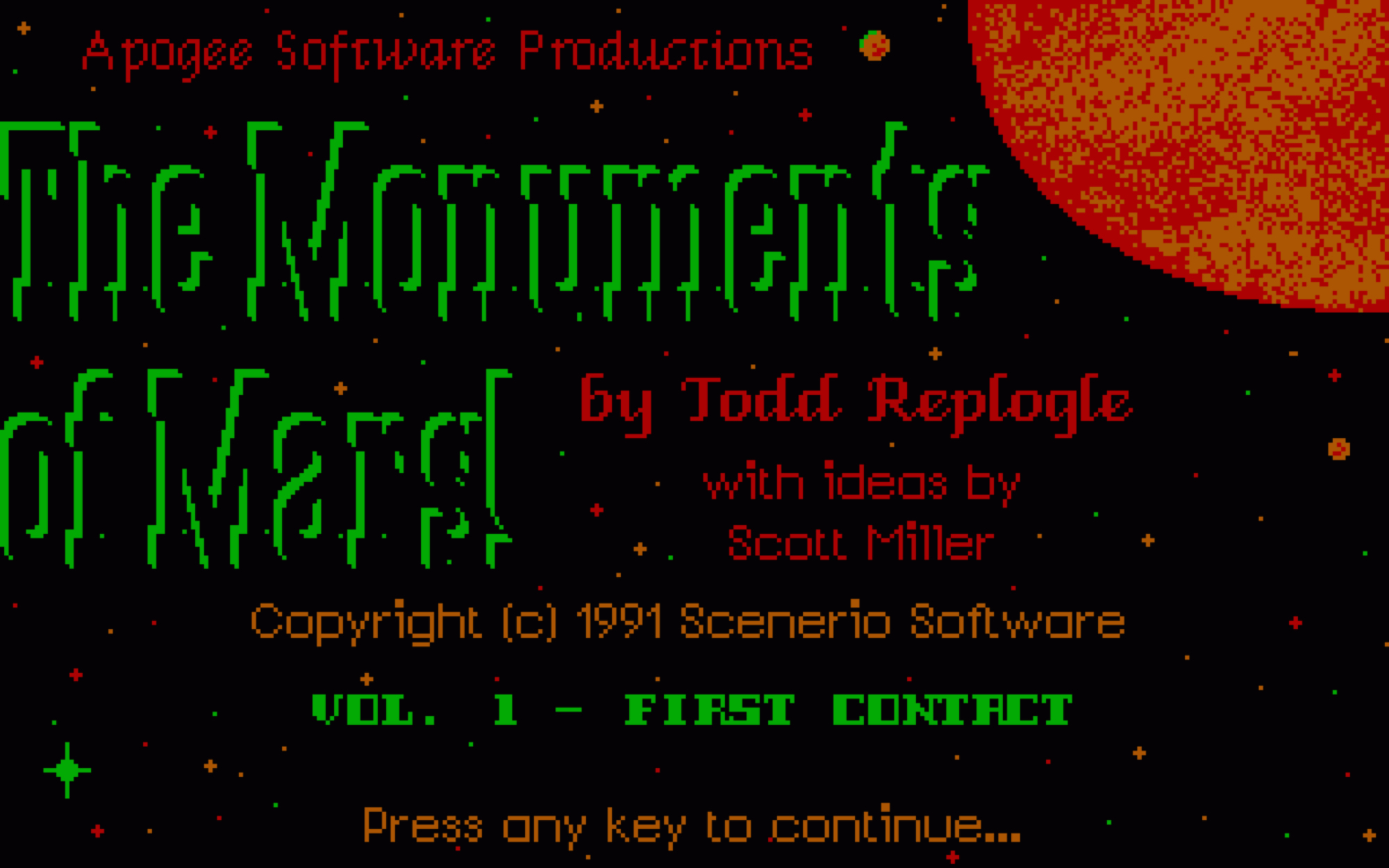 Monuments of Mars screenshot