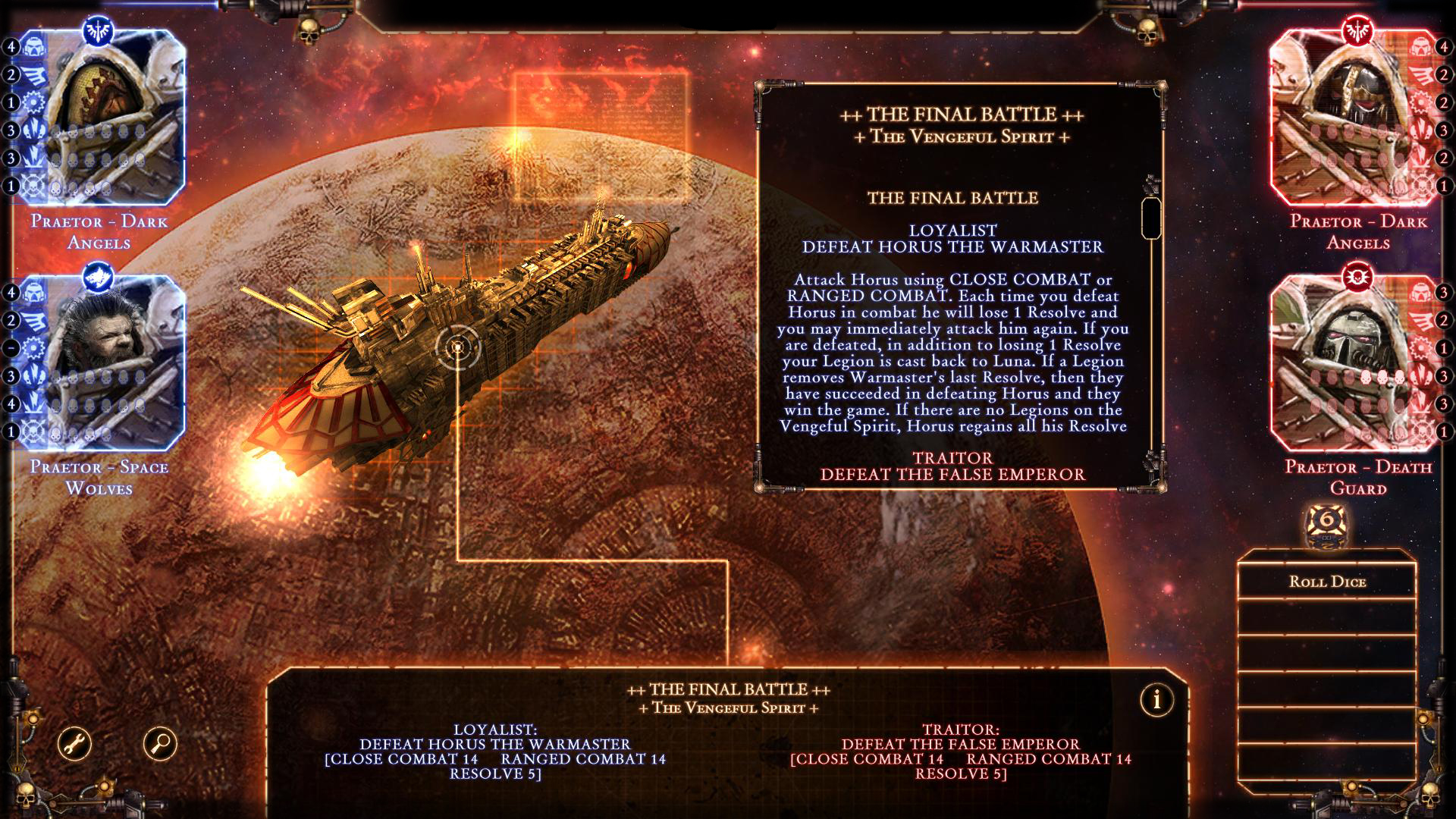 Talisman: The Horus Heresy screenshot