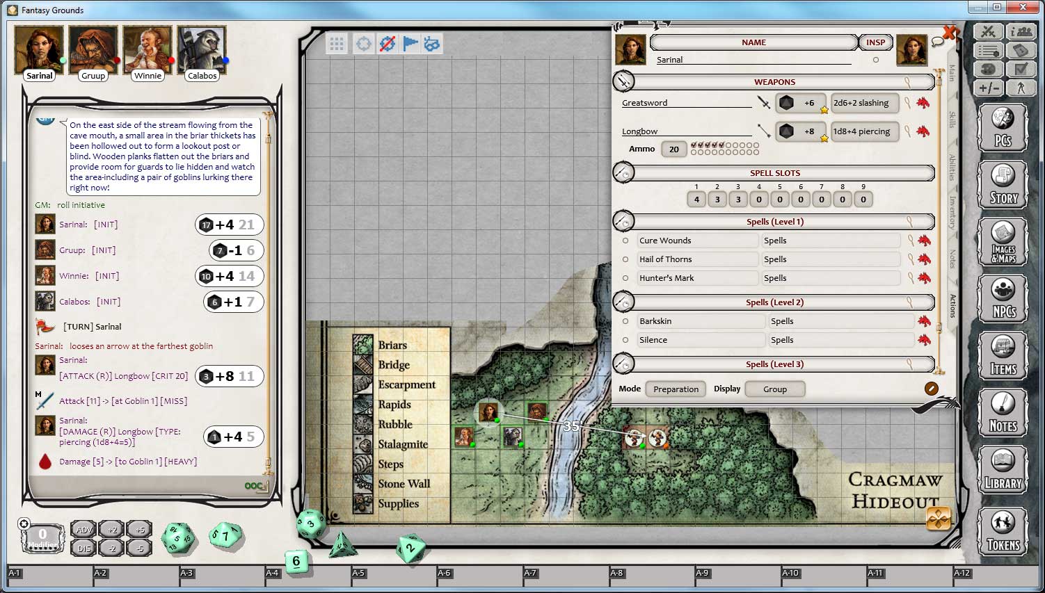 Fantasy Grounds - D&D Lost Mine of Phandelver screenshot