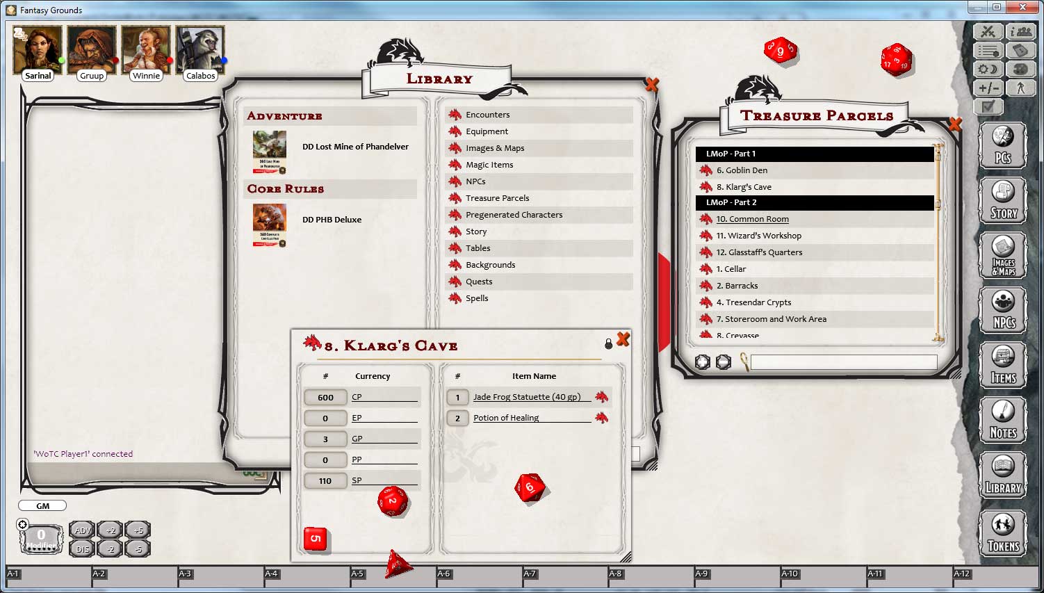 Fantasy Grounds - D&D Lost Mine of Phandelver screenshot
