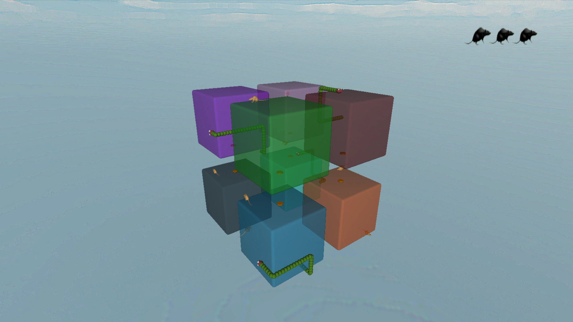 Snake Cubed screenshot