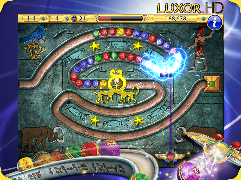 Luxor HD screenshot