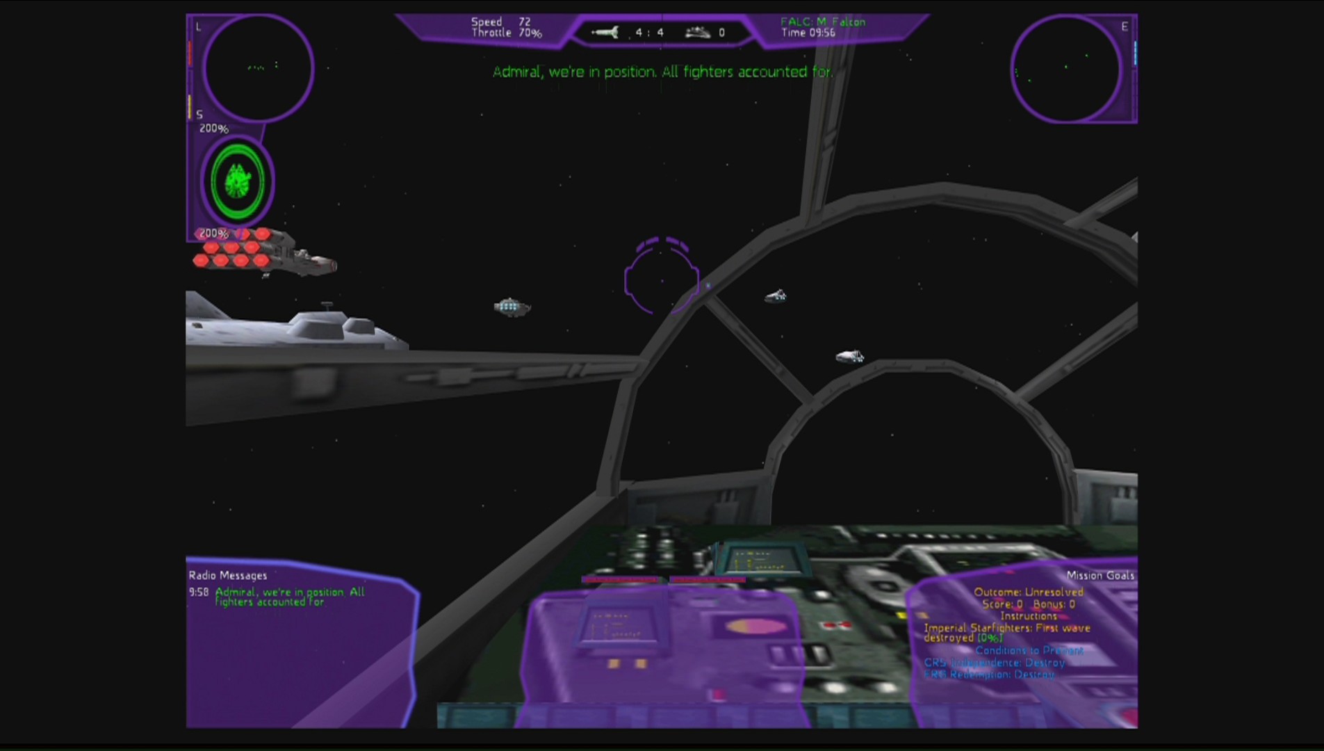 STAR WARS - X-Wing Alliance screenshot 1