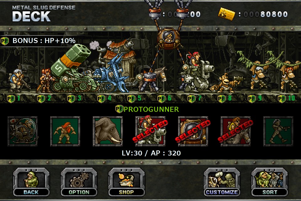 METAL SLUG DEFENSE - “Regular Army Pack” Vol.2 screenshot