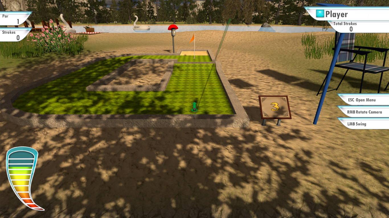 3d minigolf game gamehouse