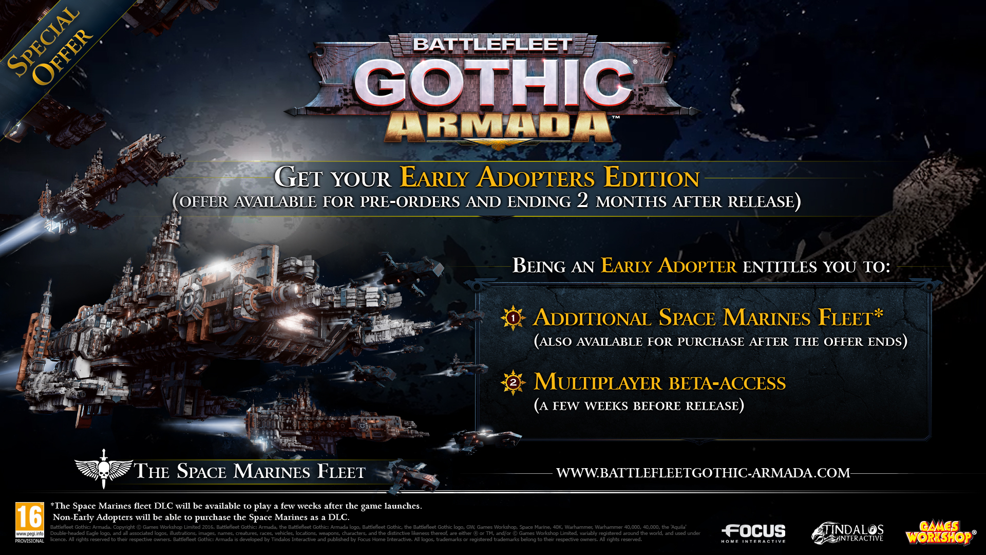 Steam Battlefleet Gothic Armada Space Marines Fleet offered