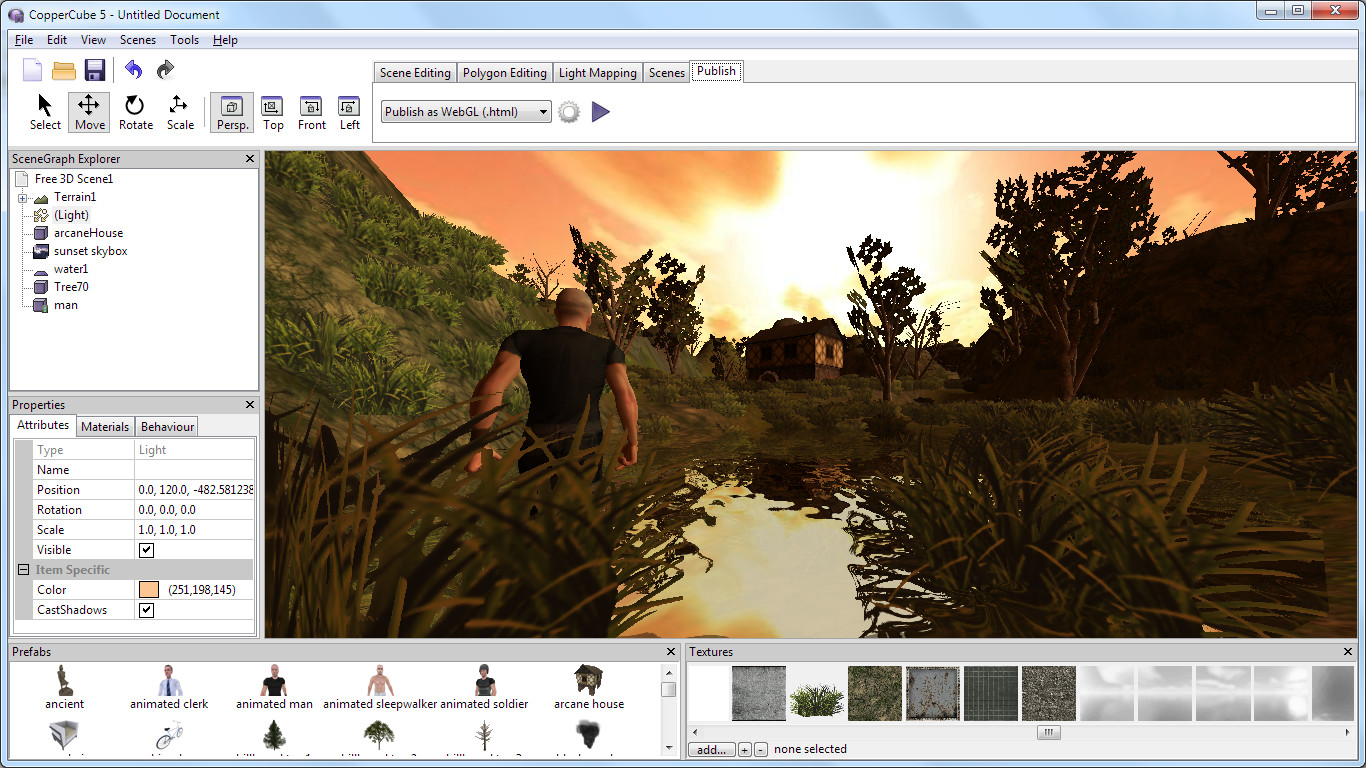 CopperCube 5 - Professional Edition screenshot
