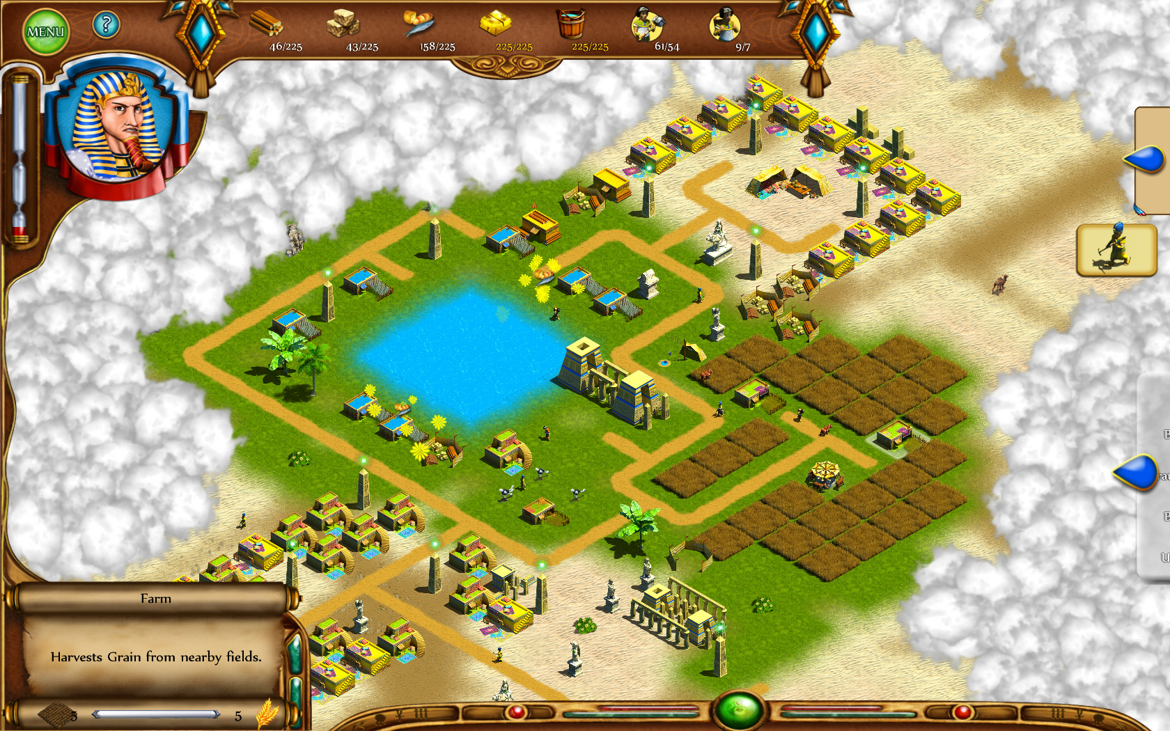 Egyptian Settlement Gold screenshot