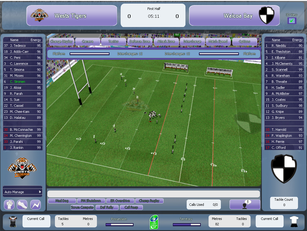 Rugby League Team Manager 2015 screenshot