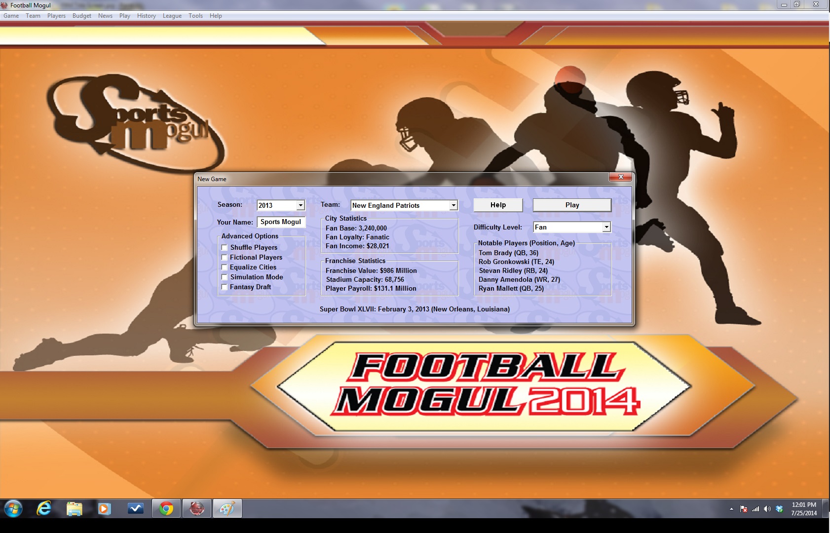 Football Mogul 2014 screenshot
