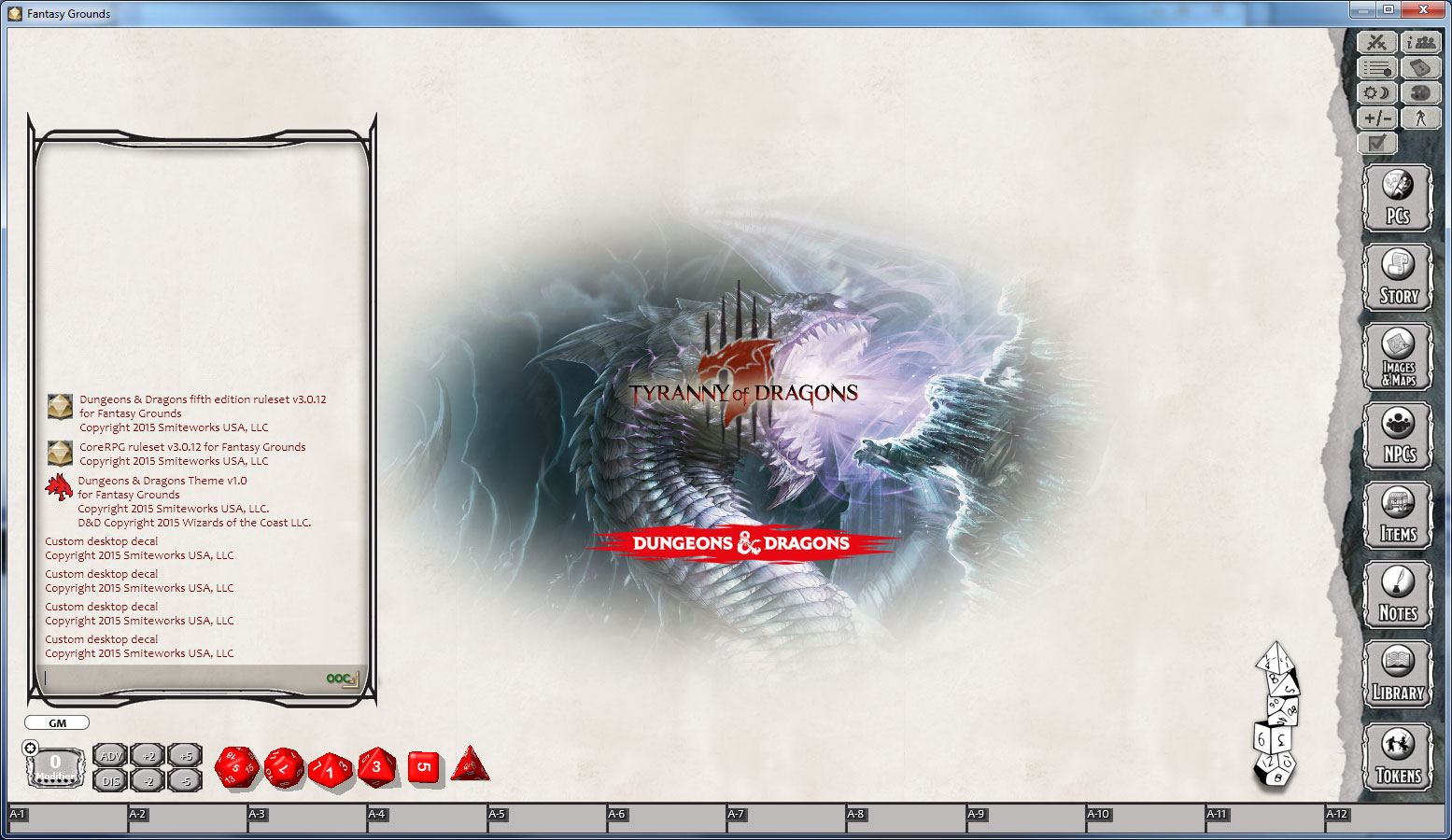 Fantasy Grounds - D&D Hoard of the Dragon Queen screenshot