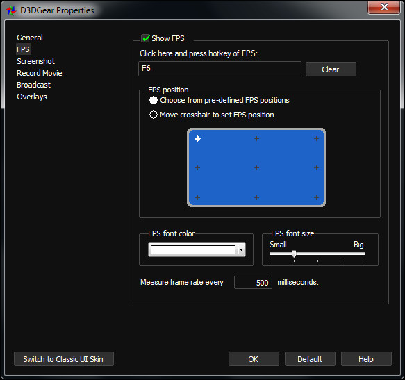 D3DGear - Game Recording and Streaming Software screenshot