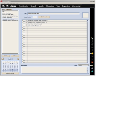 MasterCook 15 screenshot