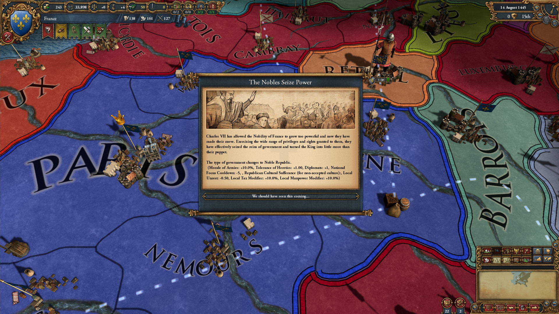 Expansion - Europa Universalis IV: The Cossacks screenshot
