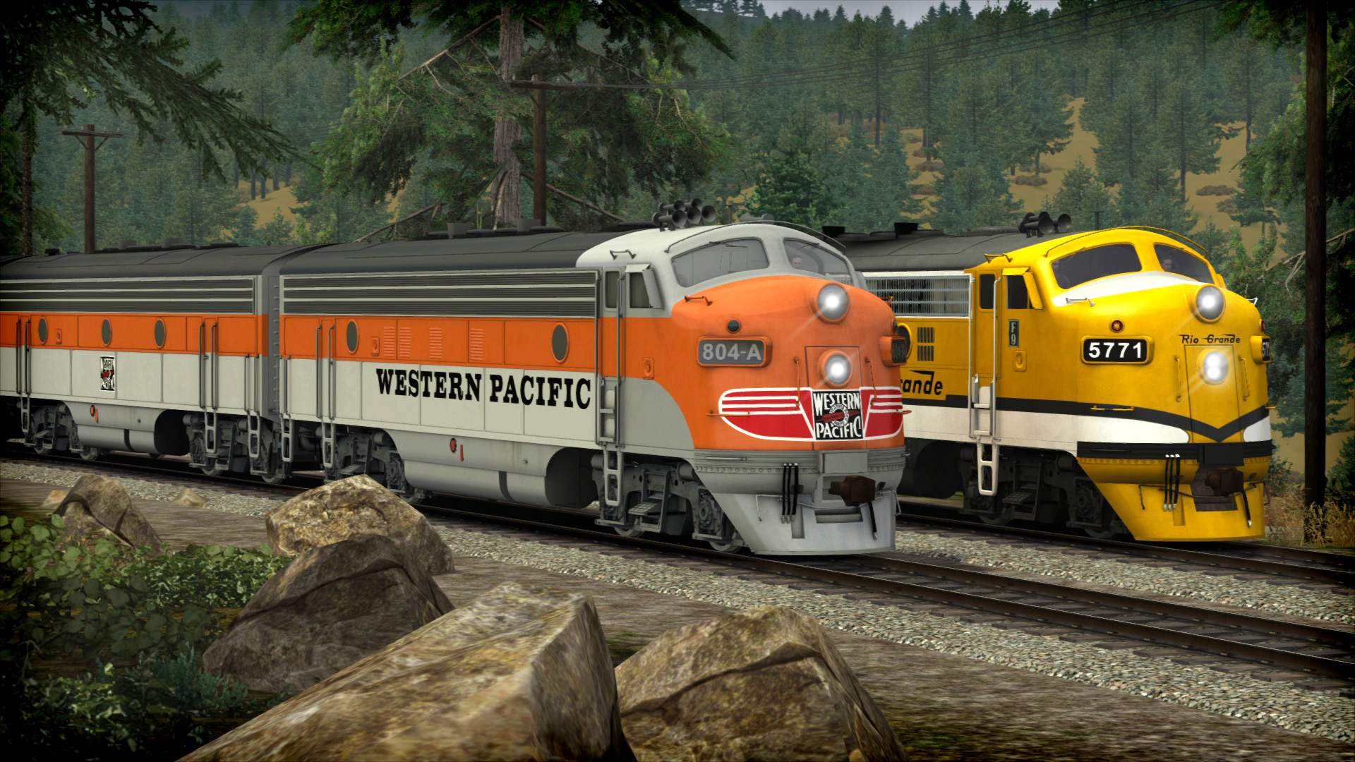 Train Simulator: Western Pacific FP7 ‘California Zephyr’ Loco Add-On screenshot
