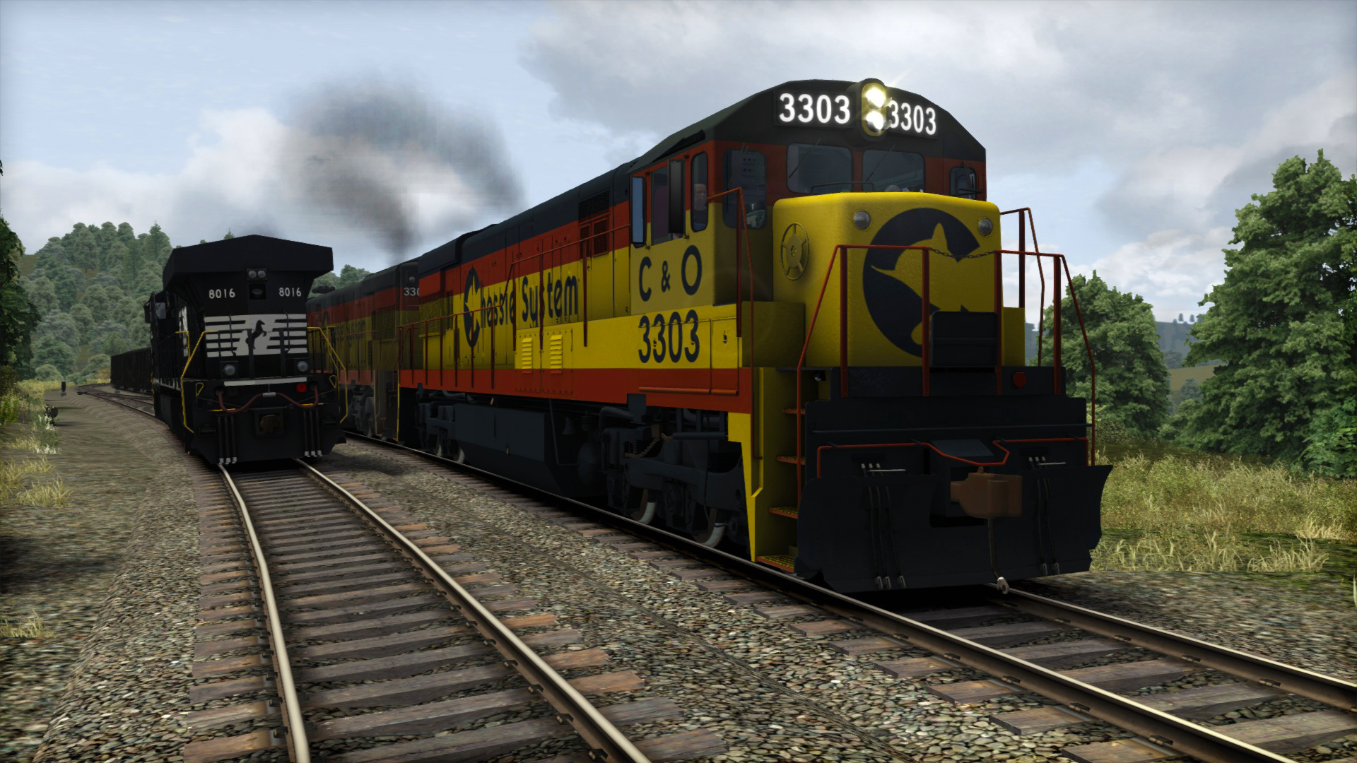Train Simulator: Chessie System U30C Loco Add-On screenshot