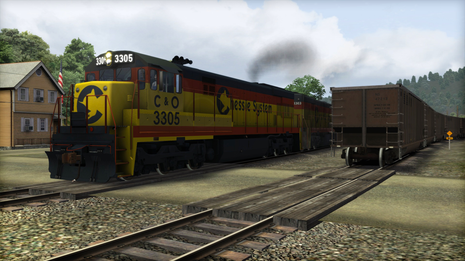 Train Simulator: Chessie System U30C Loco Add-On screenshot