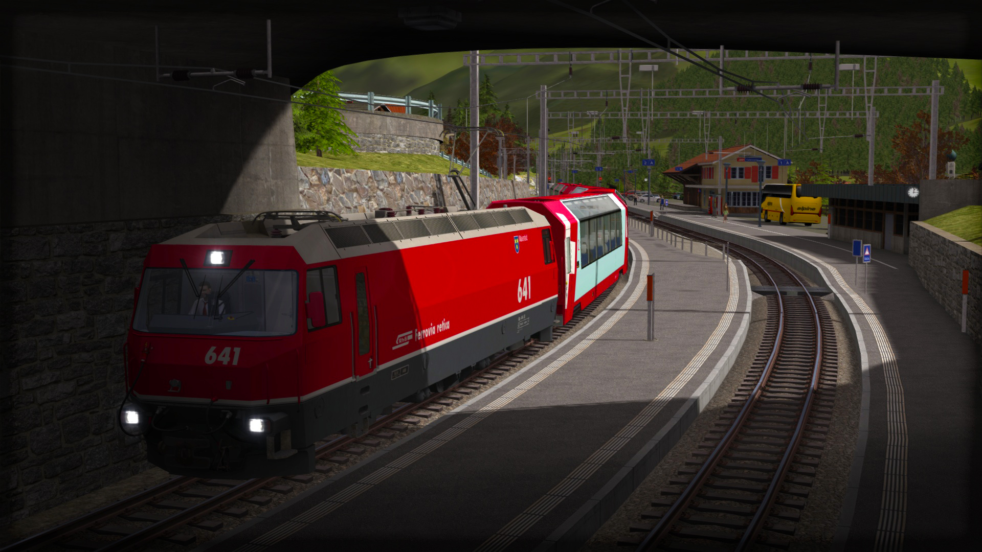 Train Simulator: Albula Line: St Moritz - Thusis Route Add-On screenshot