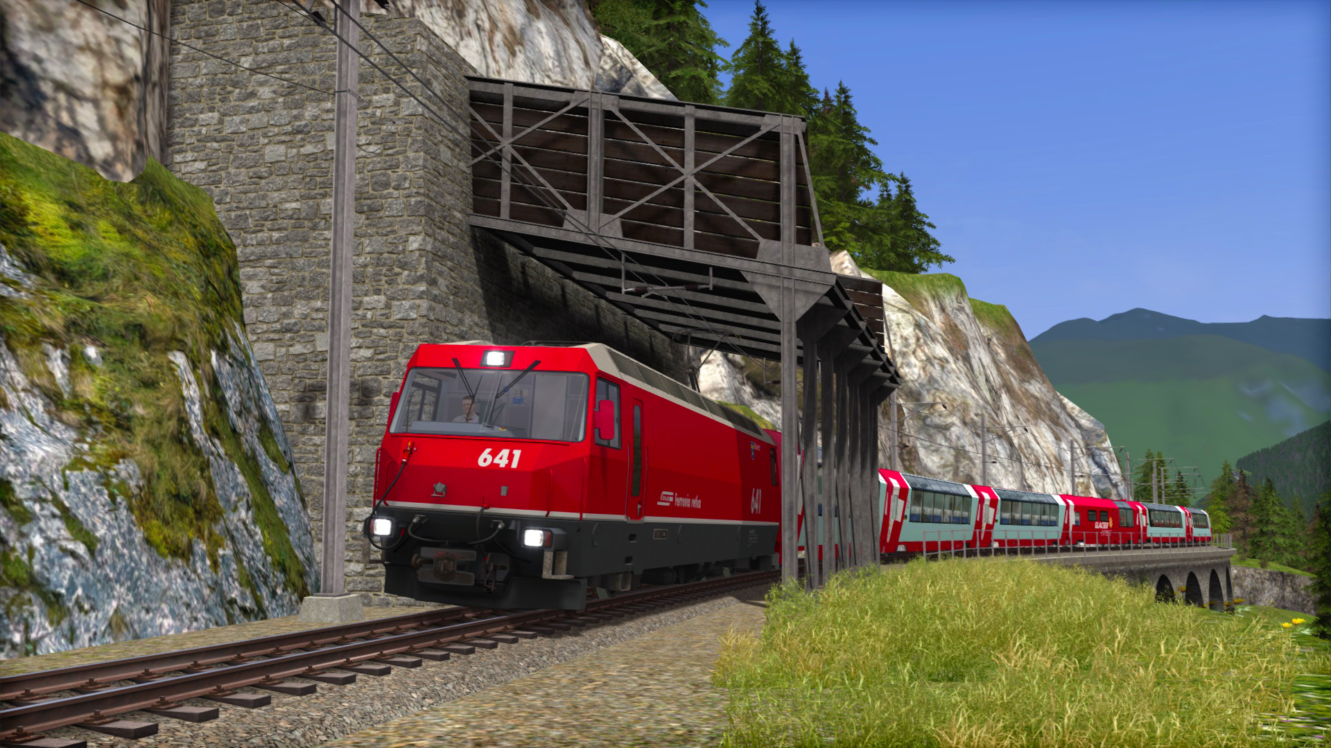 Train Simulator: Albula Line: St Moritz - Thusis Route Add-On screenshot