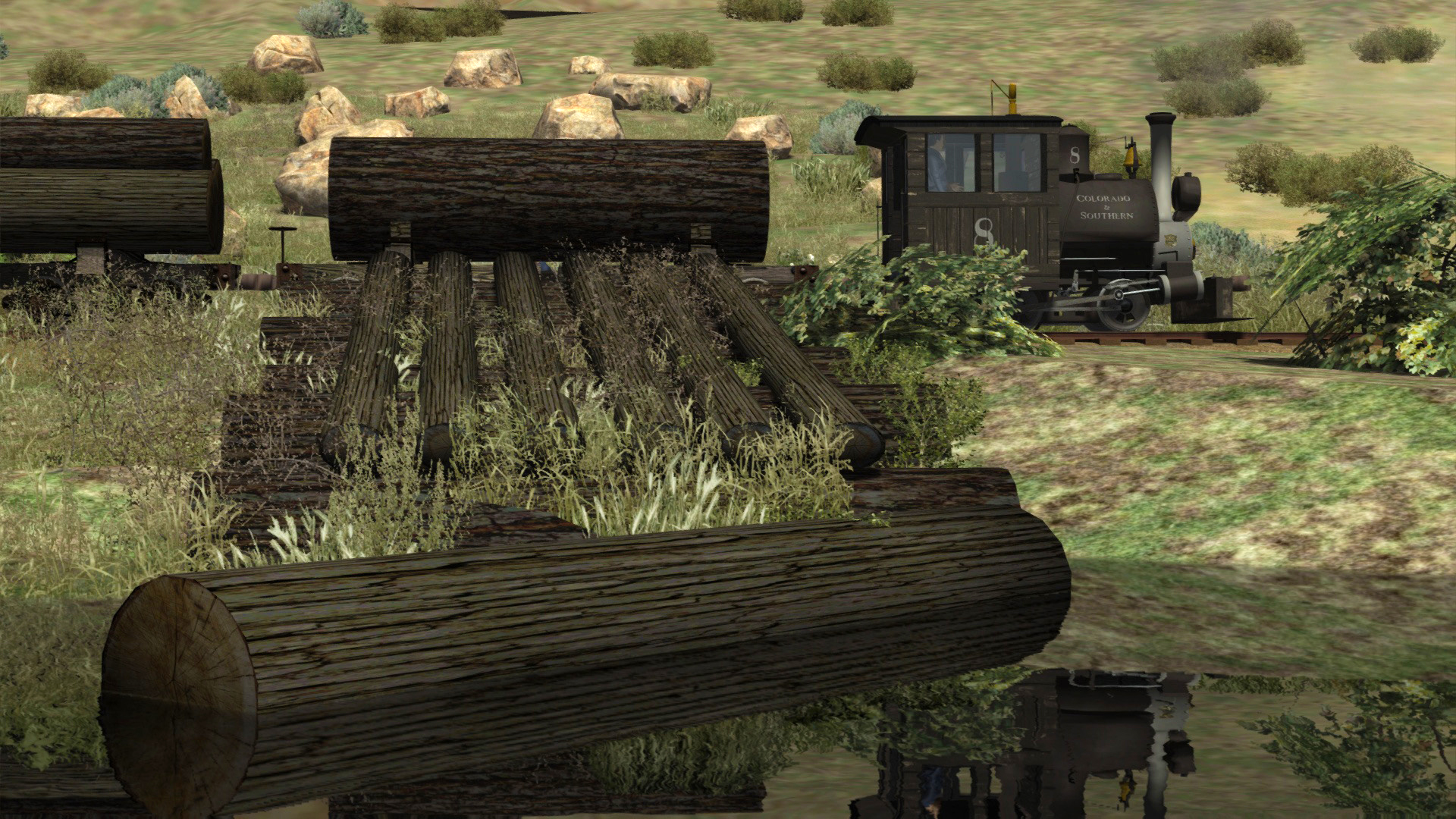 Train Simulator: Clear Creek Log & Lumber Expansion Pack Add-On screenshot