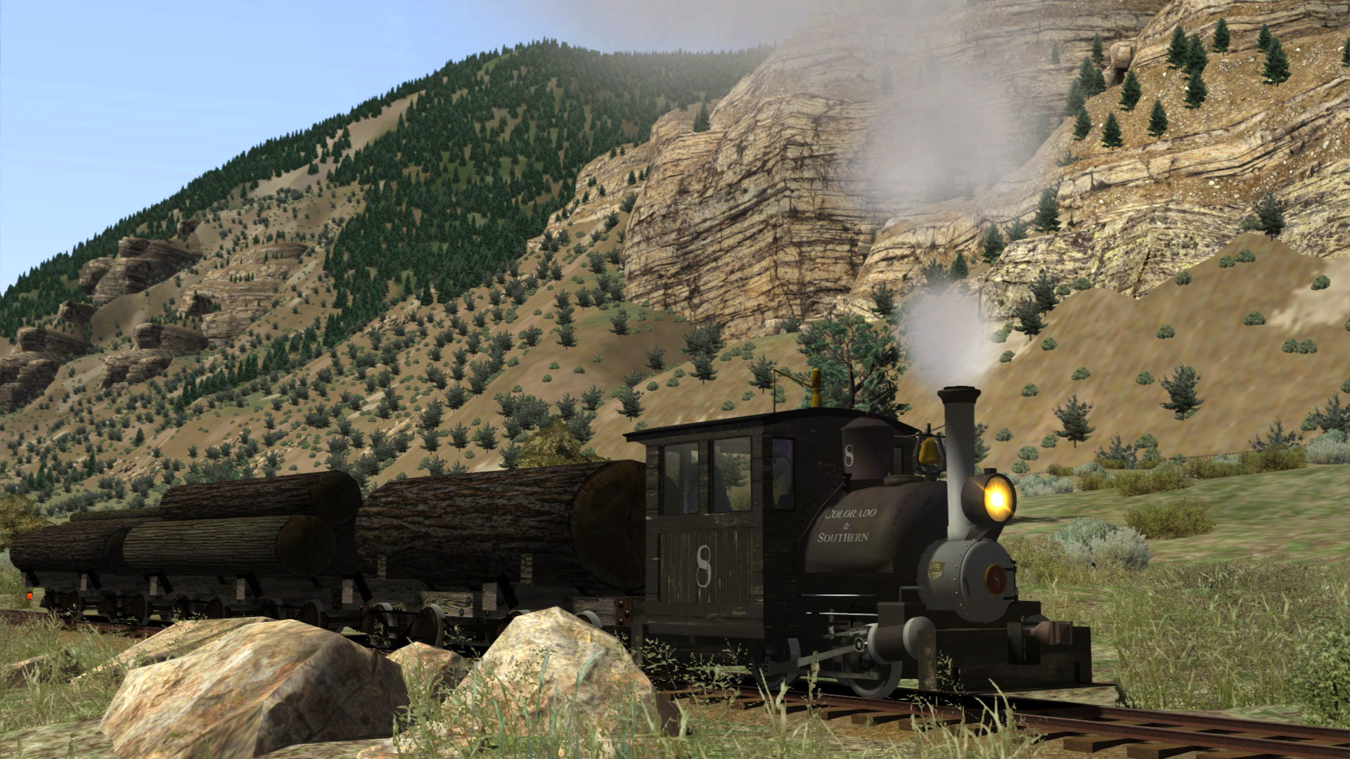 Train Simulator: Clear Creek Log & Lumber Expansion Pack Add-On screenshot