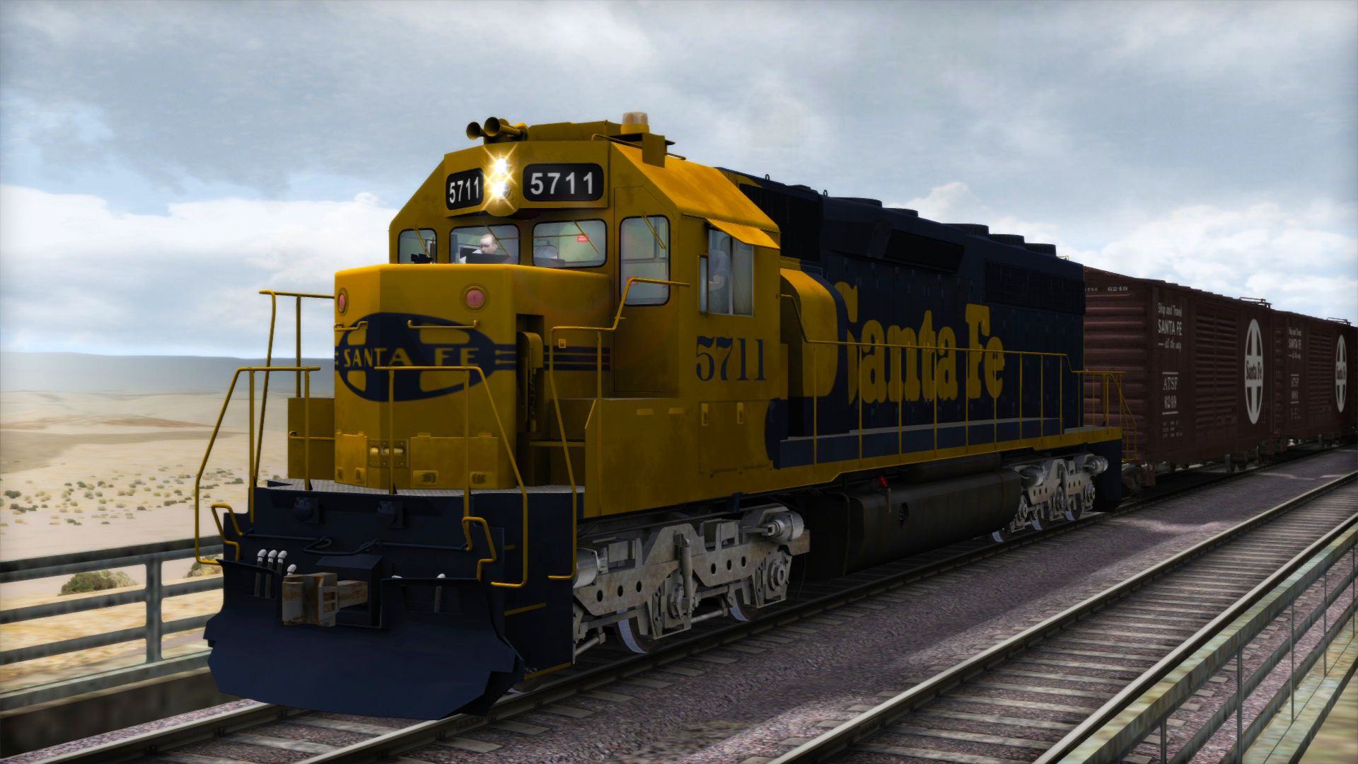 Train Simulator: AT&SF SD45-2 Loco Add-On screenshot