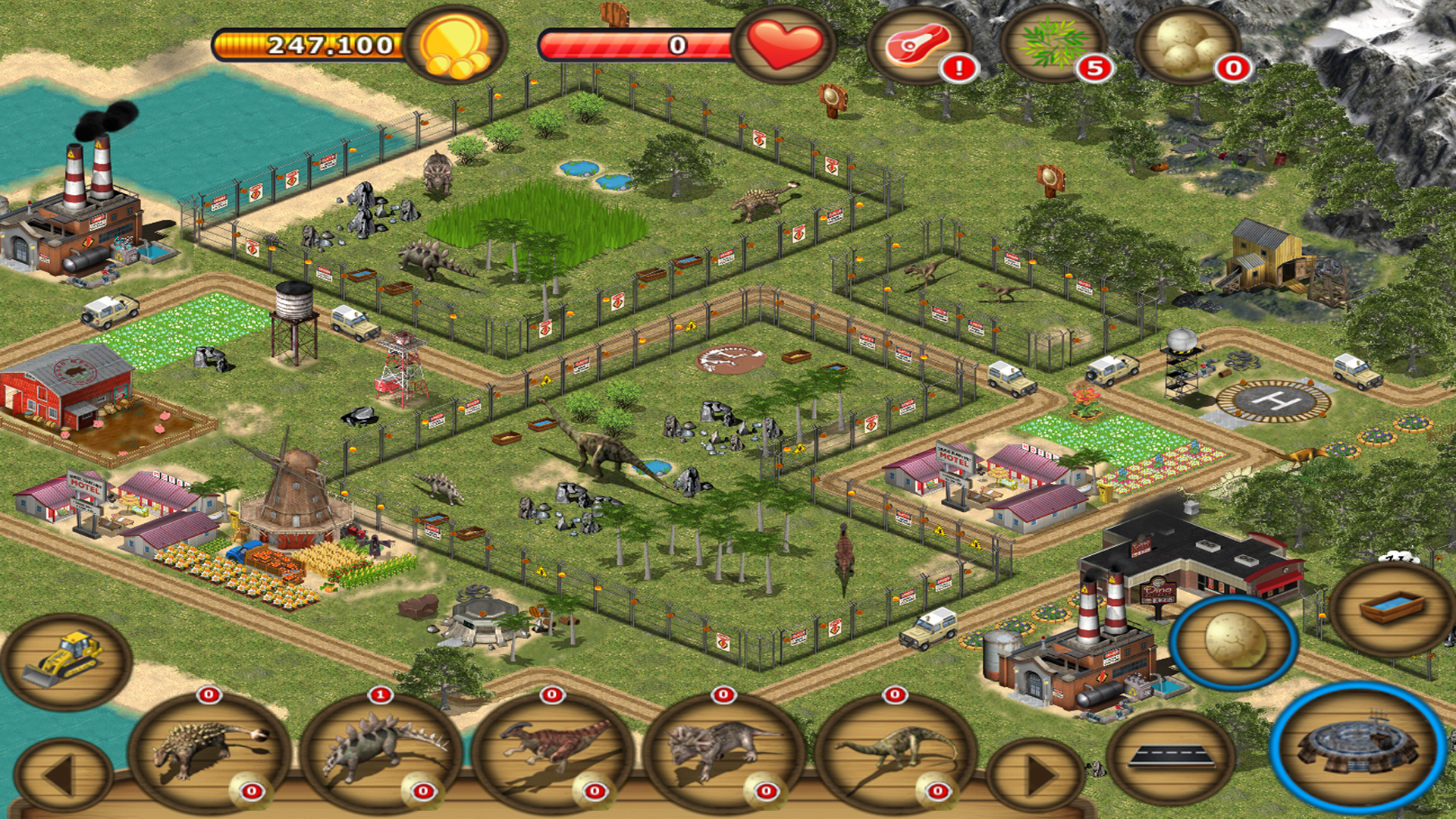 Jurassic Island: The Dinosaur Zoo screenshot
