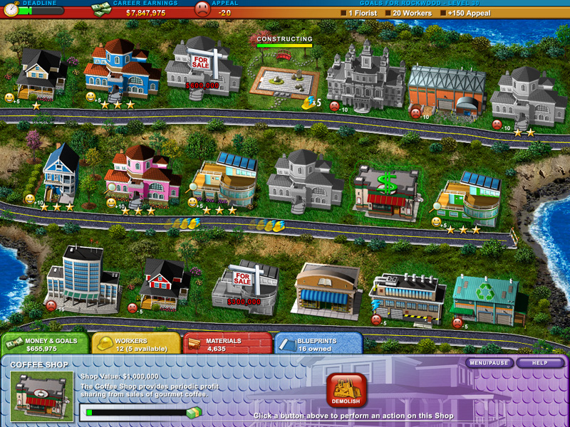 Build-A-Lot 2: Town of the Year screenshot