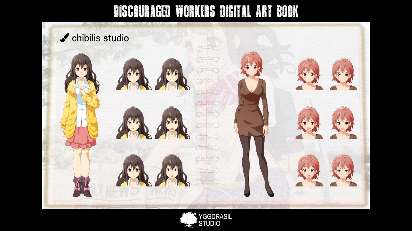 Discouraged Workers - Digital Art Book screenshot