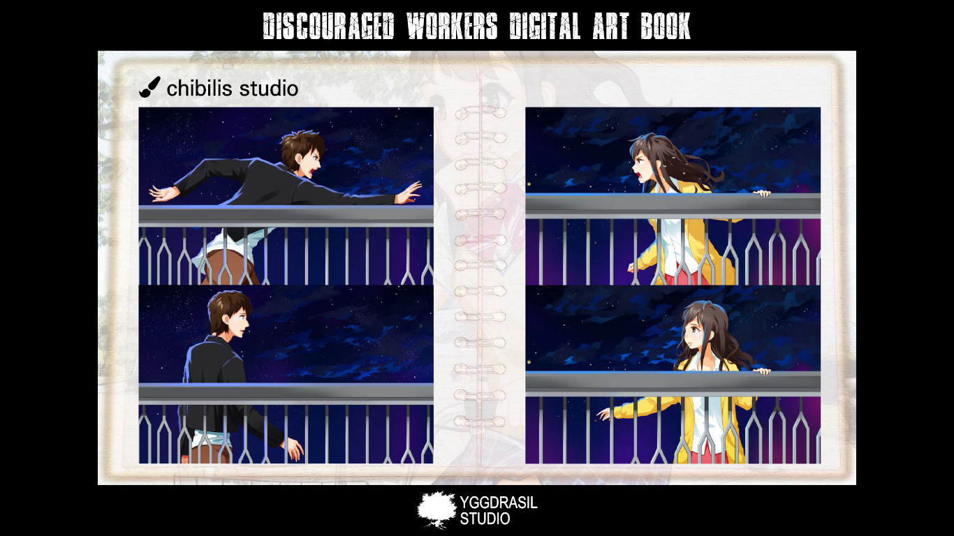 Discouraged Workers - Digital Art Book screenshot