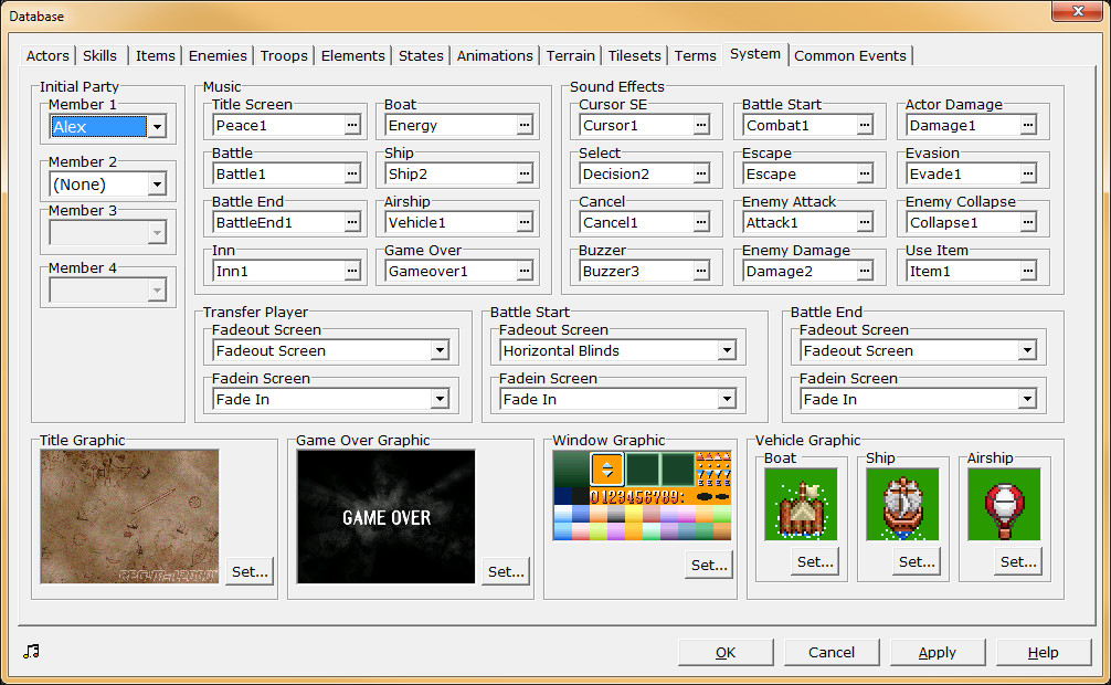 RPG Maker 2000 screenshot