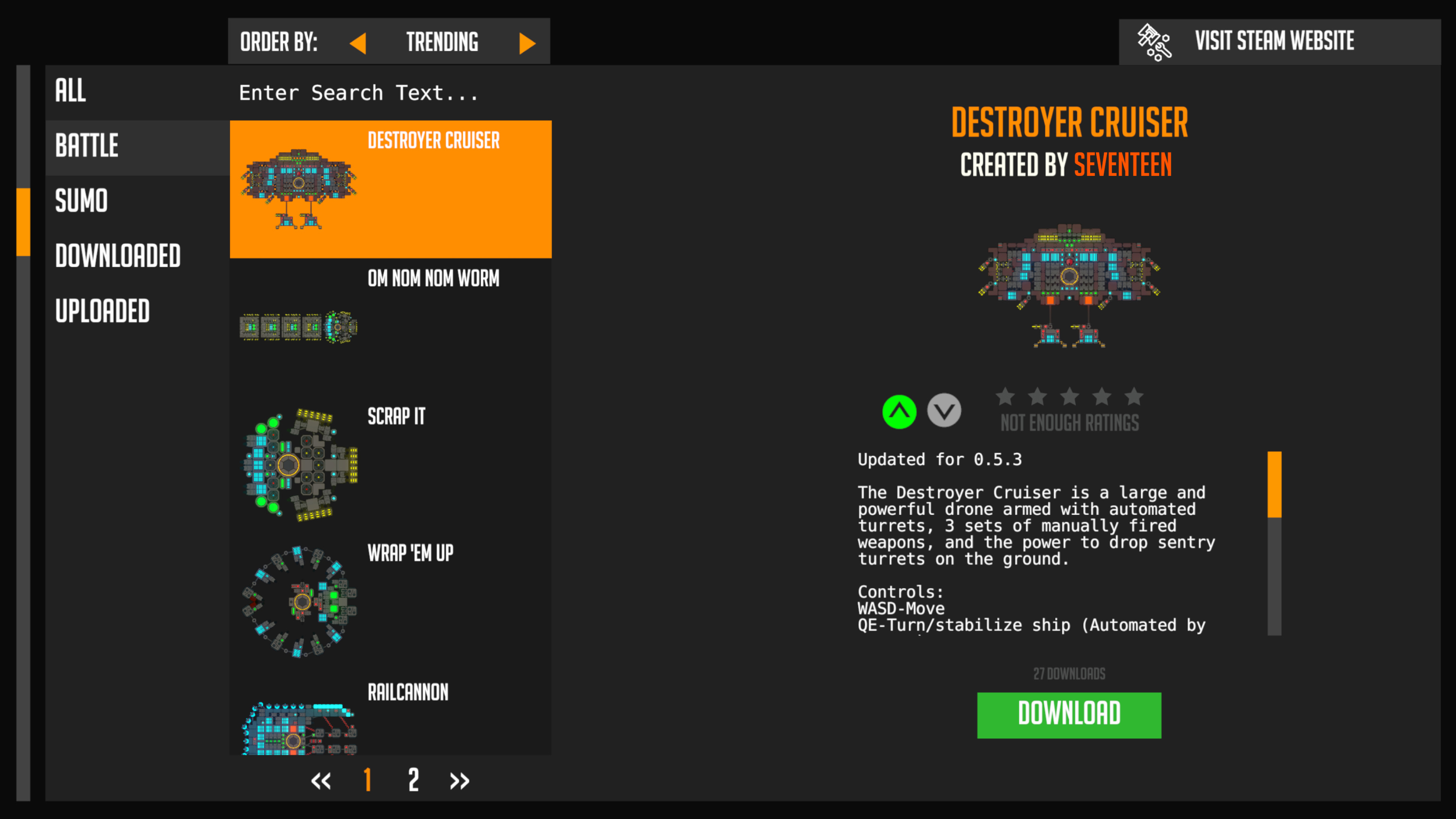 Nimbatus - The Space Drone Constructor screenshot