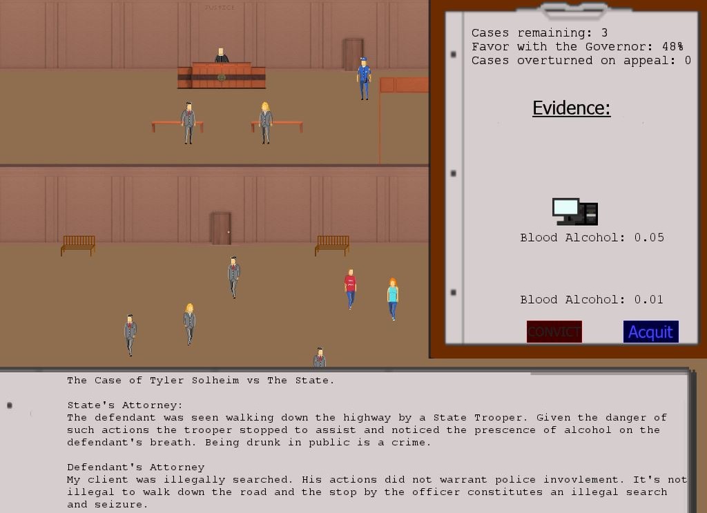 Judged: A Court Simulator screenshot
