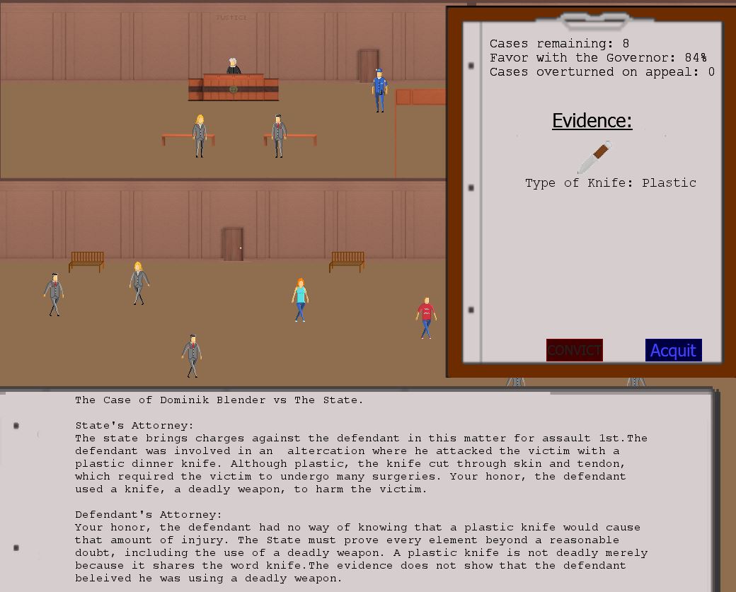 Judged: A Court Simulator screenshot