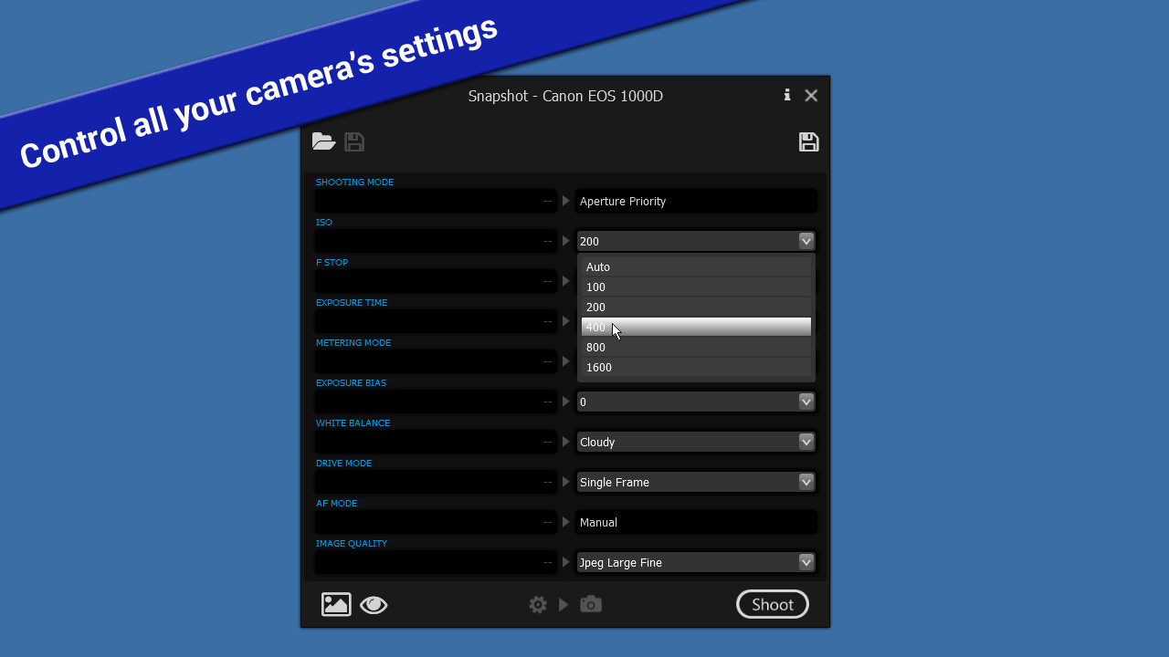 Snapshot - DSLR Camera Control screenshot