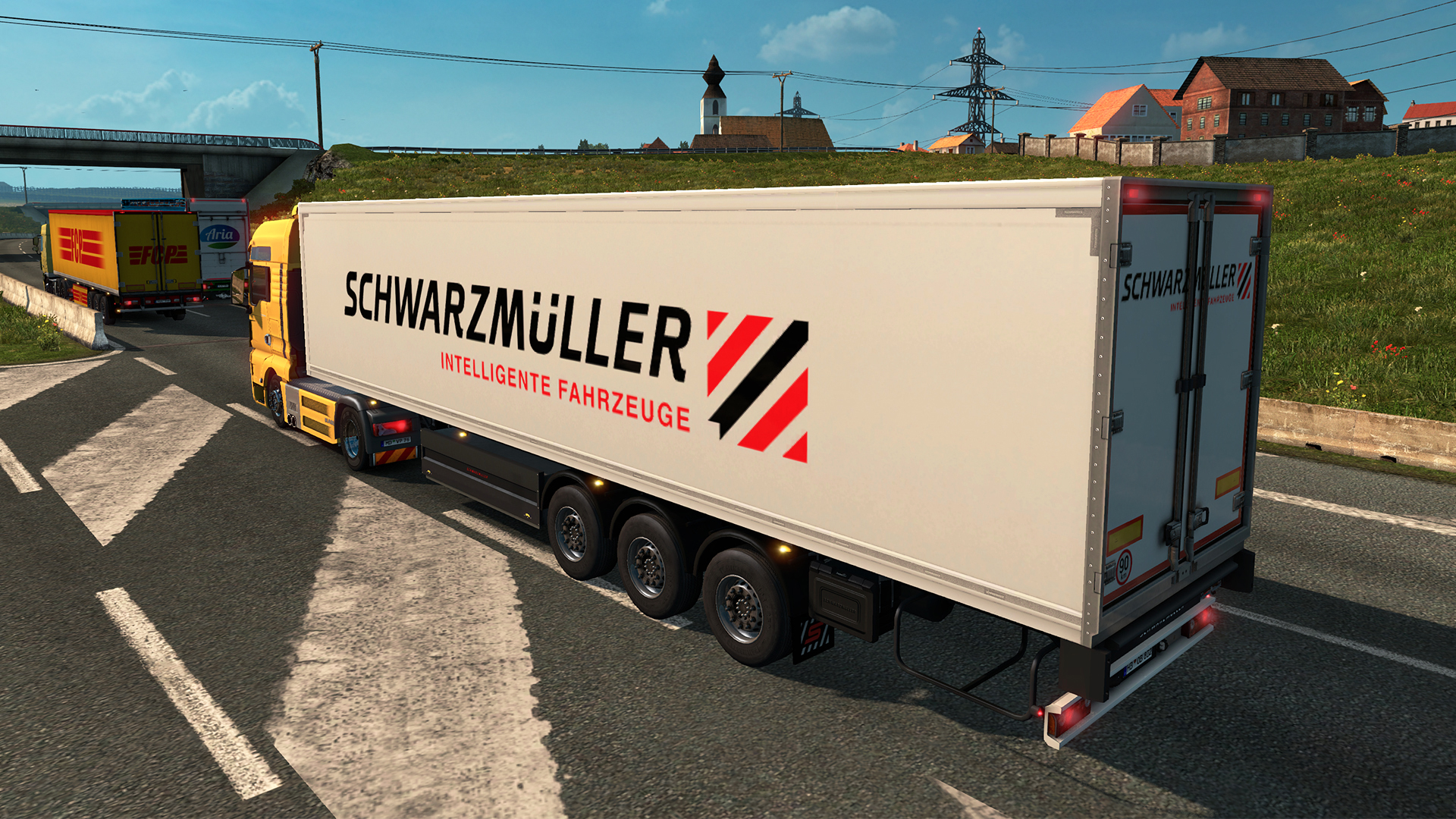 Euro Truck Simulator 2 - Schwarzmüller Trailer Pack screenshot