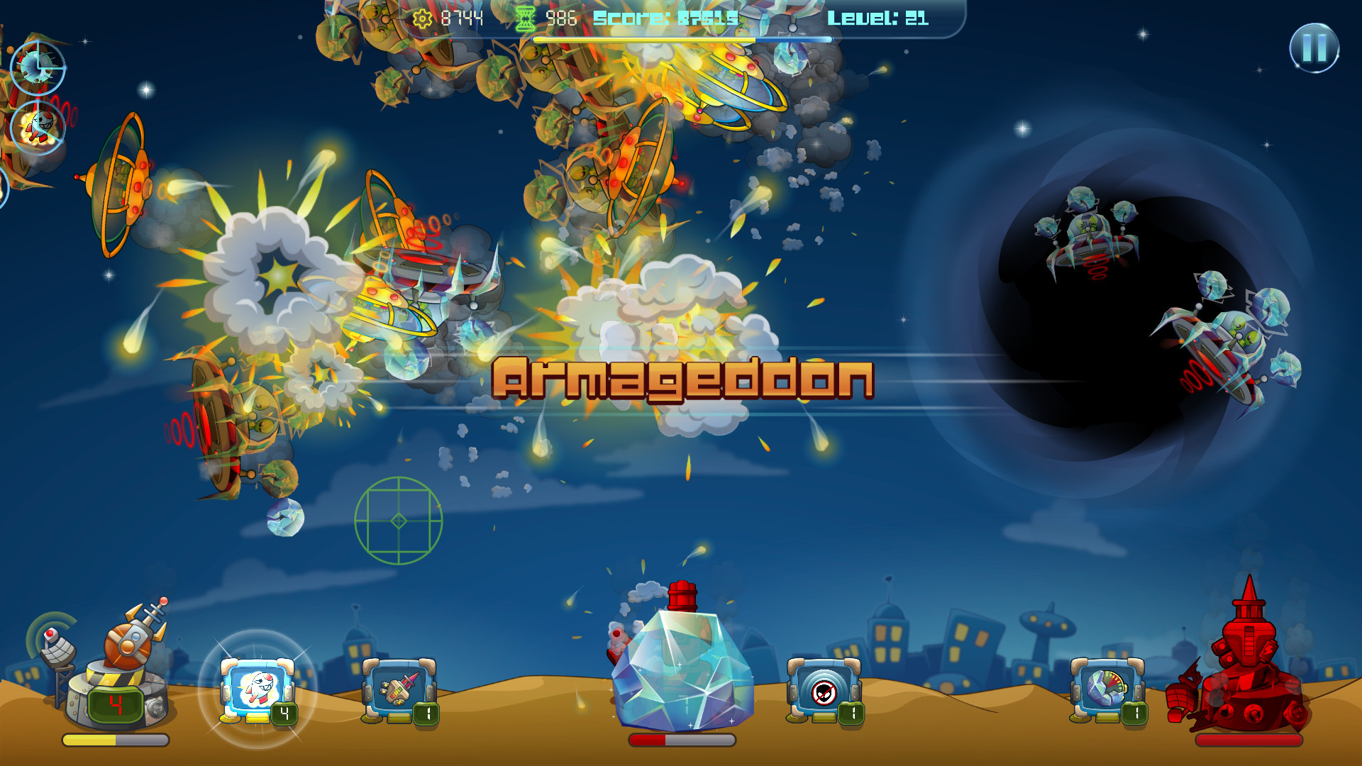 Galactic Missile Defense screenshot