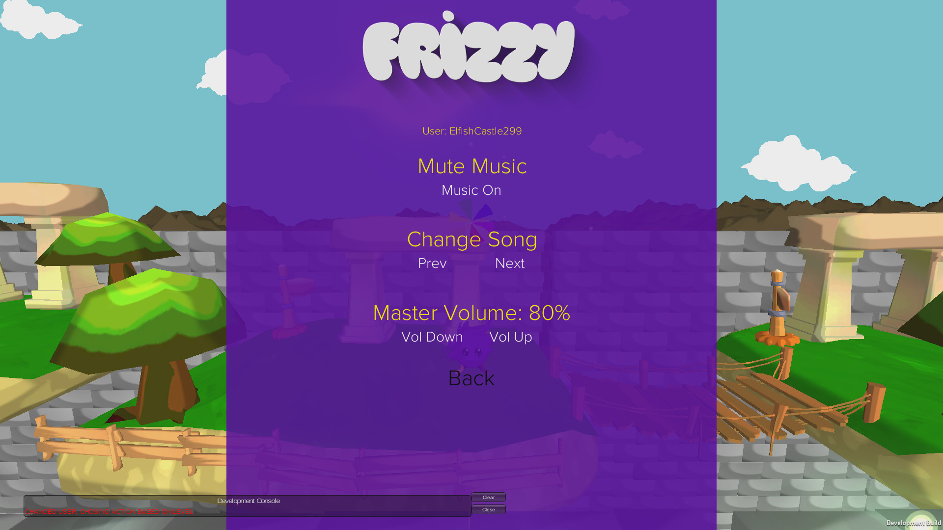 Frizzy screenshot