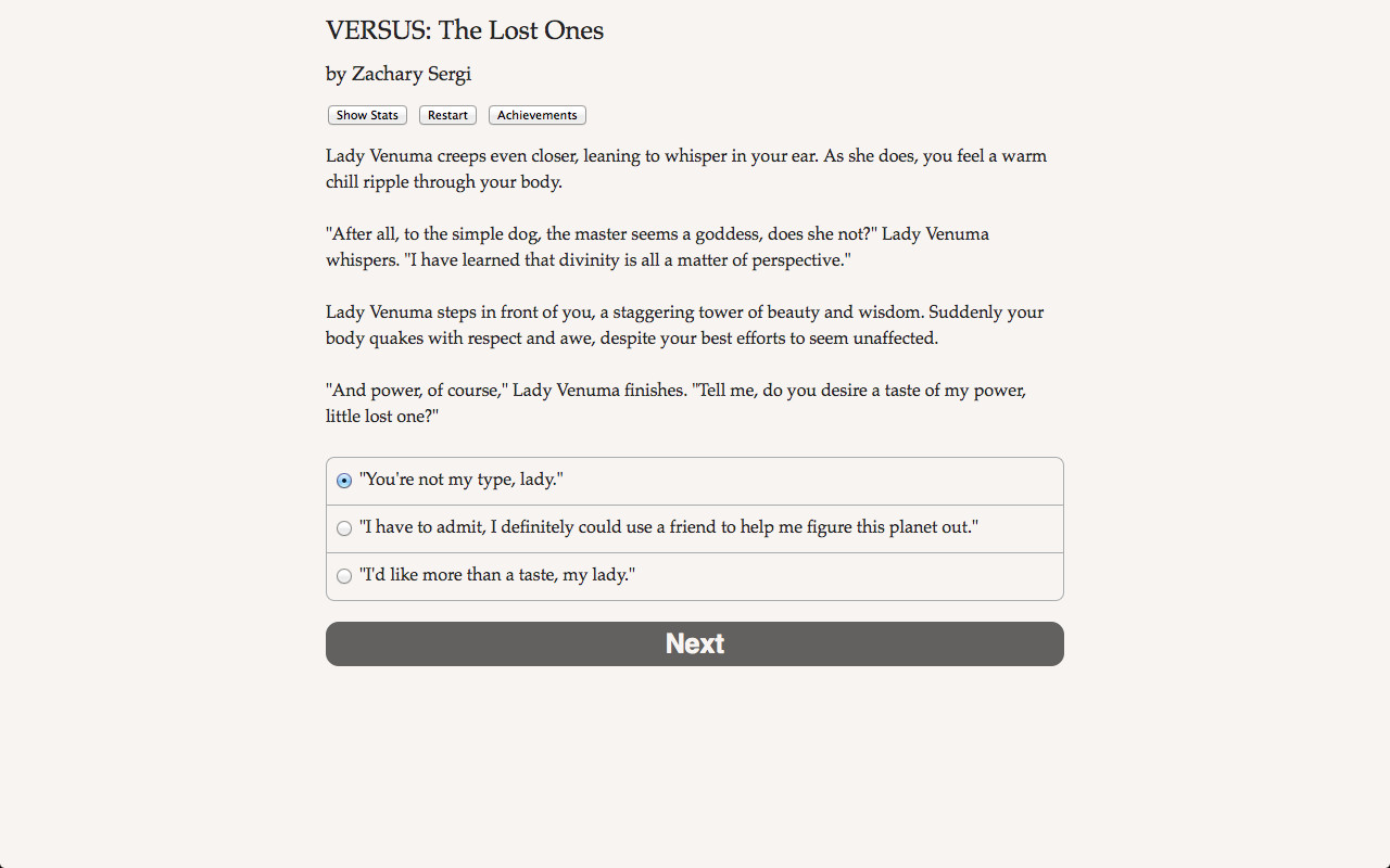 VERSUS: The Lost Ones screenshot
