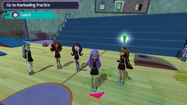 скриншот Monster High: New Ghoul in School 2