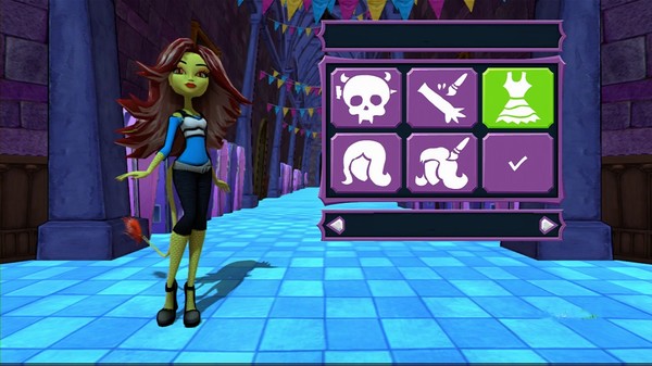 скриншот Monster High: New Ghoul in School 0