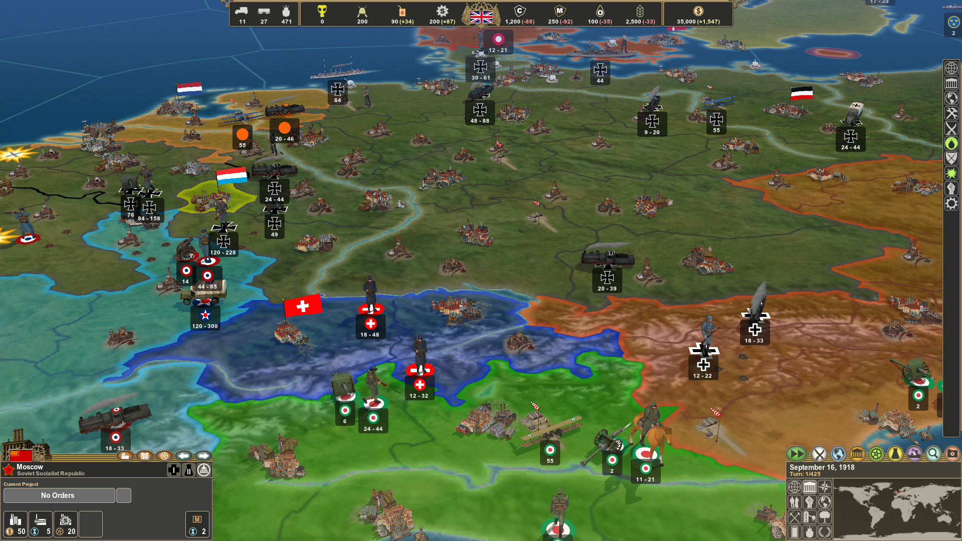 Making History: The Great War - The Red Army screenshot
