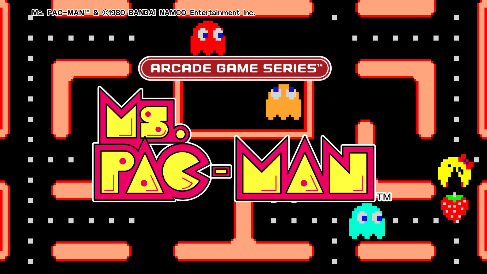 ARCADE GAME SERIES: Ms. PAC-MAN screenshot
