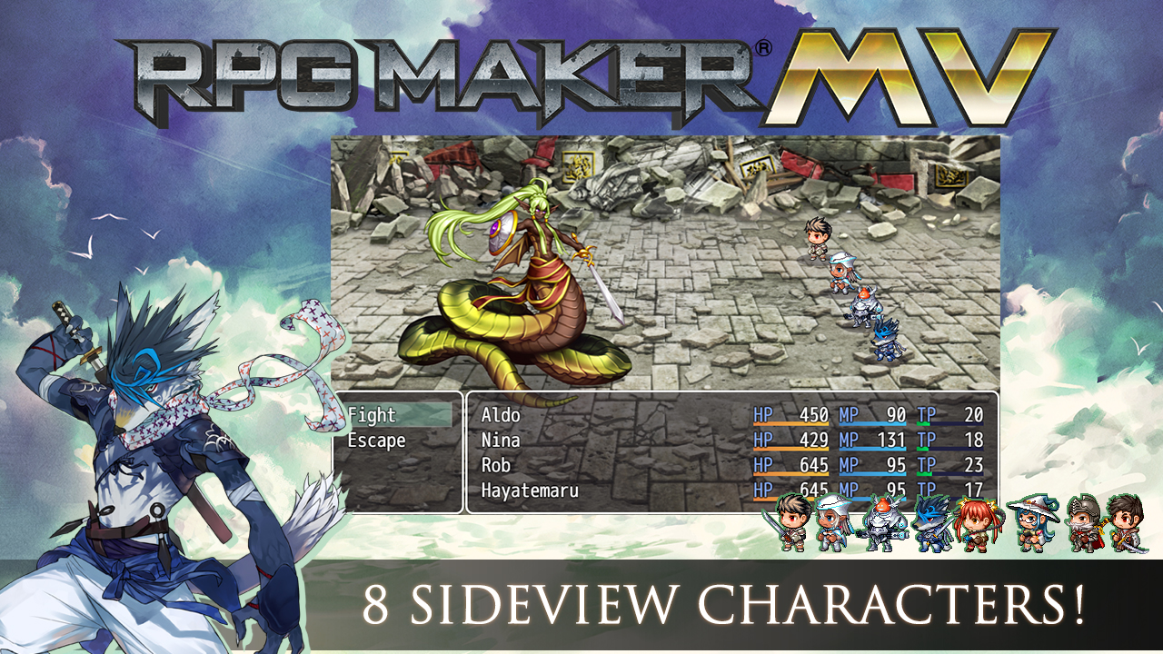 RPG Maker MV - Cover Art Characters Pack screenshot