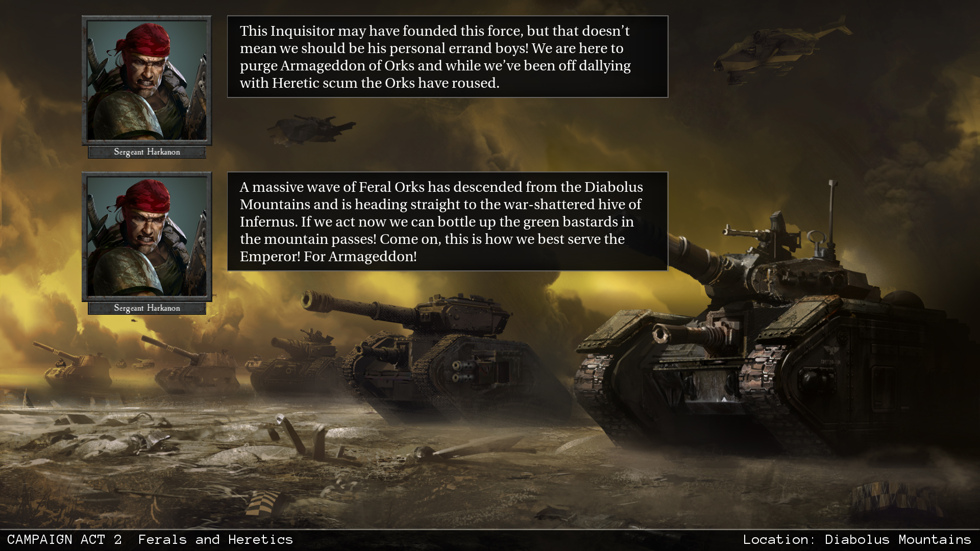 Warhammer 40,000: Armageddon - Ork Hunters screenshot