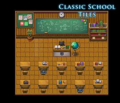 RPG Maker VX Ace - Classic School Tiles screenshot