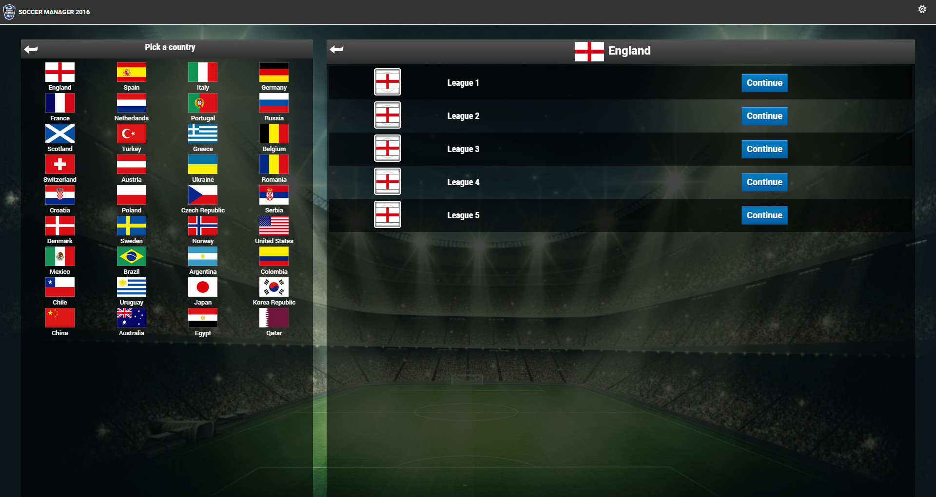 Soccer Manager 2016 screenshot